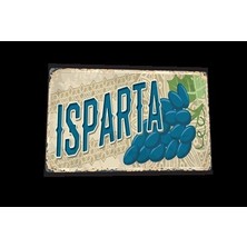 Hayat Poster Isparta Şehir Posterleri Retro Ahşap Poster