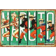 Hayat Poster Naruto Jump Anime Retro Ahşap Poster 753