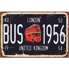 Hayat Poster Londra Tabela Tarz Retro Vintage Ahşap Poster