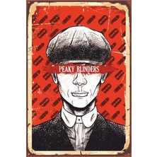 Hayat Poster Peaky Blinders Thomas Retro Ahşap Poster