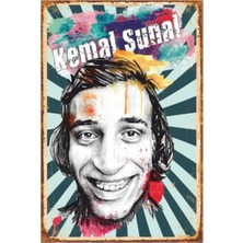 Hayat Poster Kemal Sunal Yeşilçam Retro Vintage Ahşap Poster