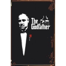 Hayat Poster The Godfather Baba Sinema Retro Vintage Ahşap Poster