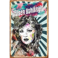 Hayat Poster Gülşen Bubikoğlu Yeşilçam Retro Vintage Ahşap Poster