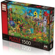 Strongart 22009 Ks Summer Garden - Aimee Stewart 1500 Parça Art Gallery Puzzle