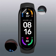 Furenfa Xiaomi Mi Band 7 Uyumlu ( Yüksek Kalite ) 3D Tam Kaplayan Kırılmaz Nano Ekran Koruyucu