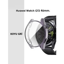 Furenfa Huawei Watch Gt 3 (46MM) Ekran Koruyucu + Kasa Koruyucu Yüksek Kalite