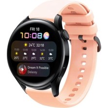 Basias Huawei Watch Gt2 / Gt2 Pro / Gt3 / Gt3 Pro 46MM  Uyumlu Termoplastik Silikon Kordon