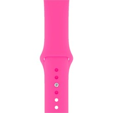 Pazariz Apple Watch Uyumlu 3 4 5 6 7 8 Se Delikli 38 40 41MM Kordon Kayış Bileklik Klasik Silikon
