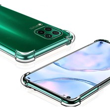 Kip GSM Huawei P40 Lite Şeffaf Kamera Korumalı Darbe Emici Telefon Kılıfı