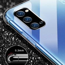 Kip GSM Oppo Reno 4 Şeffaf Kamera Korumalı Darbe Emici Telefon Kılıfı