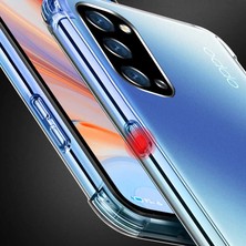 Kip GSM Oppo Reno 4 Şeffaf Kamera Korumalı Darbe Emici Telefon Kılıfı