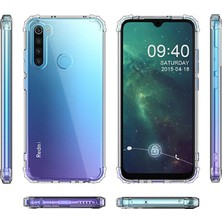 Kip GSM Xiaomi Redmi Note 8t Şeffaf Kamera Korumalı Darbe Emici Telefon Kılıfı