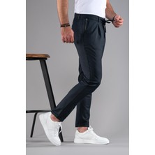 Akçaylar Slimfit Tek Pileli Dar Paça Fermuar Detaylı Kışlık Kumaş Pantolon