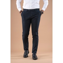 24 Slimfit Kışlık Armürlü Pamuklu Gabardin Pantolon