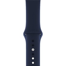 Pazariz Apple Watch Uyumlu Kordon 2 3 4 5 6 Se Seri 42 mm ve 44 mm Silikon Kordon Kayış