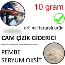 Ege Nanotek Araba Camı Çizik Giderici Toz Pembe Seryum Oksit - 10 Gram