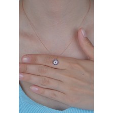 Essare 925 Ayar Kadın Gümüş Nazar Model Kolye