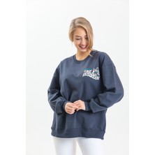 AS Anita Store Sırt Baskı Detaylı Bisiklet Yaka Sweatshirt