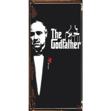 Hayat Poster The Godfather Baba (10 cm x 20 Cm) Mini Retro Ahşap Poster