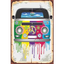 Hayat Poster Yağlıboya Vosvos Retro Ahşap Poster 20X30 cm