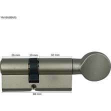 YUMA STANDART PİRİNÇ BİLYALI MANDALLI BAREL SATEN ( 68mm )