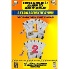 Gamebulance 2'li Dava Paketi Cinayet Çözme / Dedektiflik Oyunu / Katil Kim / Otopark ve Havuz Davası