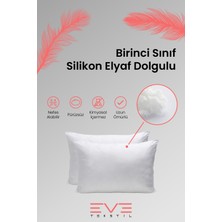 Eve 2 Adet Roll Pack Microfiber Silikon Yastık 50x70 900 gr