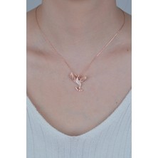 Essare Kadın 925 Ayar Anka Kuşu Taşlı Gümüş Kolye