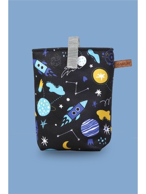 Hamur Anne Bebek Islak Kuru Kirli Temiz Organizer Çantası Space Kıyafet Çamaşır Çok Amaçlı Alezli Çanta