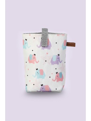 Hamur Anne Bebek Islak Kuru Kirli Temiz Organizer Çantası Elephant Kıyafet Çamaşır Çok Amaçlı Alezli Çanta