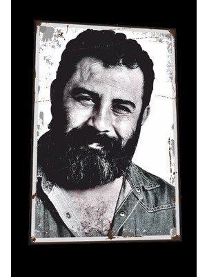 Hayat Poster Ahmet Kaya Kod Adı Bahtiyar Retro Ahşap Poster 828