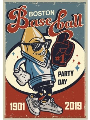 Hayat Poster Baseball Bezbol Retro Ahşap Poster