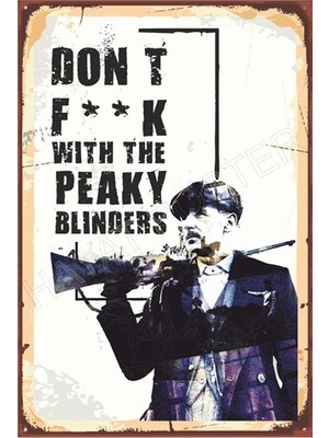 Hayat Poster Peaky Blinders Retro Ahşap Poster