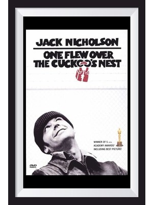 Hayat Poster Guguk Kuşu Sinema Film Çerçeve Görünümlü Retro Ahşap Poster