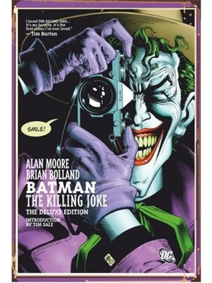 Hayat Poster Joker  Retro Vintage Ahşap Poster