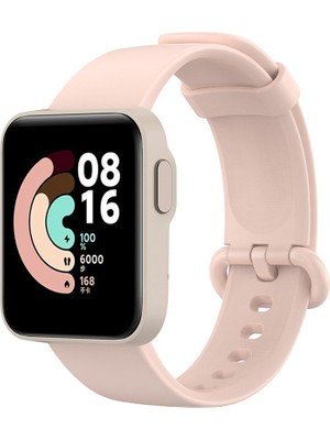 Furenfa Xiaomi Mi Watch Lite Kordon Akıllı Saat Bileklik Kordonu Silikon Kayış Kordon