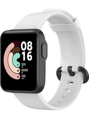 Furenfa Xiaomi Mi Watch Lite Kordon Akıllı Saat Bileklik Kordonu Silikon Kayış Kordon