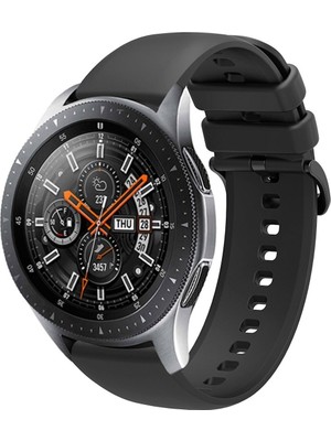 Basias Samsung Galaxy WATCH(46MM)  Samsung Gear S3 Frontier Uyumlu Termoplastik Silikon Kordon Kayış