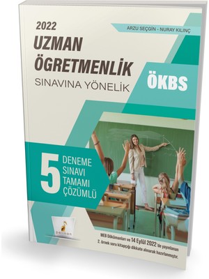 Pelikan Yayınları Ökbs Uzman Öğretmenlik Sınavına Yönelik Tamamı Çözümlü 5 Deneme Sınavı