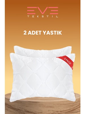 2 Adet Diamond Kalite Kapitone Yastık 50*70 cm 800 gr