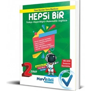 Mavitikli Yayıncılık 2.sınıf Hepsi Bir Tüm Dersler Soru Bankası