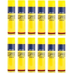 12 Adet Clipper Çakmak Gazı 250 ml