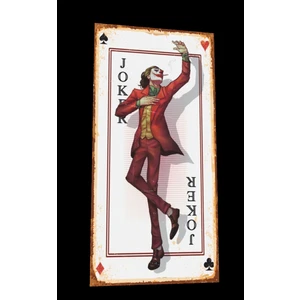 Hayat Poster The Joker Oyun Kağıdı Mini Retro Ahşap Poster