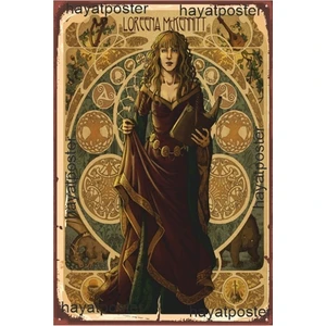 Hayat Poster Loreena Mckennitt Retro Vintage Ahşap Poster