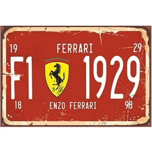 Hayat Poster Formula 1 Tabela Tarz Retro Vintage Ahşap Poster