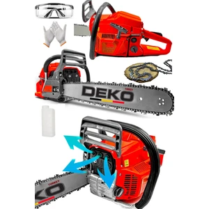 Amerikan Karbüratörlü Turbo DKTX990 Benzinli Testere Ağaç Kesme Makinası Hızar Ormancı Kesim Motoru