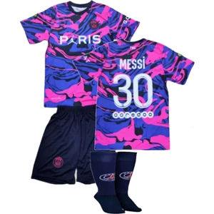 Çocuk Messi Futbol Forması + Şort + Çorap