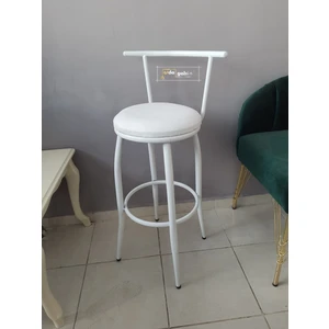 Irtlı Dekoratif Bar Tabure Ak Inci Aldagelsinakincibartabure