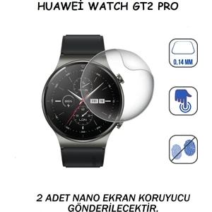 Huawei Watch Gt2 Pro Uyumlu (2 Adet) Ekran Koruyucu Nano Jelatin