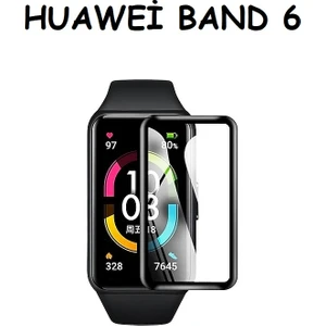 Huawei Band 6, 3D Tam Kaplayan ( Yüksek Kalite ) Kırılmaz Nano Ekran Koruyucu
